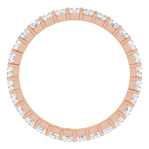 Bracelet d'éternité diamant 14K rose 9/10 CTW