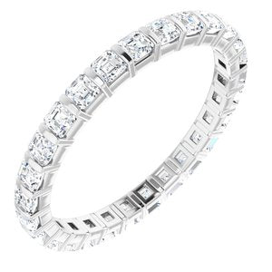 Bracelet éternité diamant 14K blanc 1 1/5 CTW