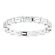 Load image into Gallery viewer, Platinum 1 3/8 CTW Diamond Eternity Band
