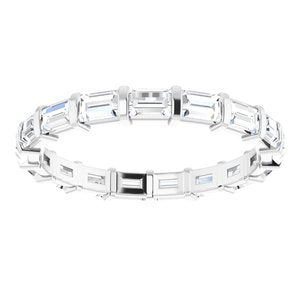 Bracelet d'éternité en diamant 14K blanc 1 3/8 CTW