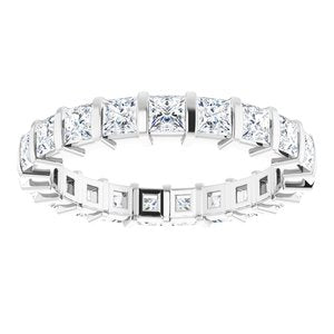 Bracelet d'éternité en diamant 14K blanc 1 9/10 CTW