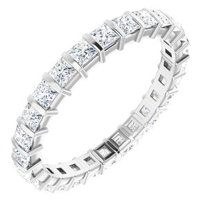 Bracelet d'éternité en diamant 14K blanc 1 1/3 CTW