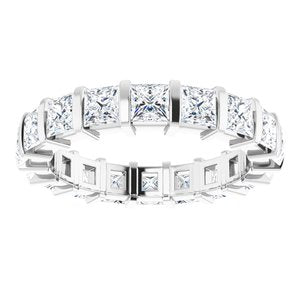 Bracelet d'éternité en diamant 14K blanc 2 7/8 CTW