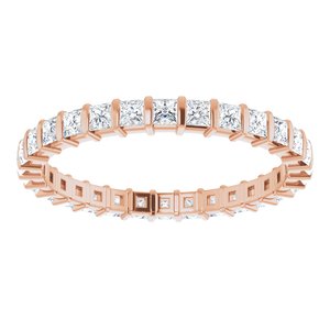 14K Rose 1 CTW Diamond Eternity Band