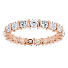 Load image into Gallery viewer, 14K Rose 1 5/8 CTW Diamond Eternity Band
