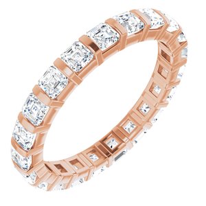 Bracelet éternité diamant 14K Rose 2 1/8 CTW