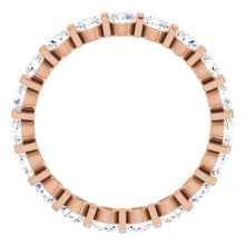Load image into Gallery viewer, 14K Rose 1 5/8 CTW Diamond Eternity Band
