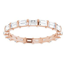 Load image into Gallery viewer, 14K Rose 1 1/5 CTW Diamond Eternity Band
