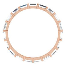Load image into Gallery viewer, 14K Rose 1 1/5 CTW Diamond Eternity Band
