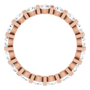 14K Rose 1 3/4 CTW Diamond Eternity Band