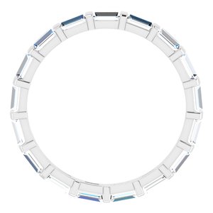Bracelet d'éternité en diamant 14K blanc 1 1/3 CTW