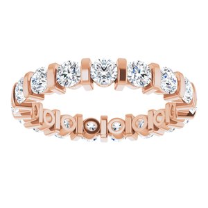 14K Rose 1 3/4 CTW Diamond Eternity Band