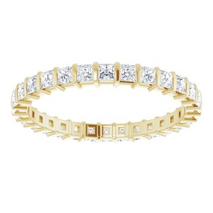 14K Yellow 9/10 CTW Diamond Eternity Band