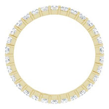 Load image into Gallery viewer, 14K Yellow 9/10 CTW Diamond Eternity Band
