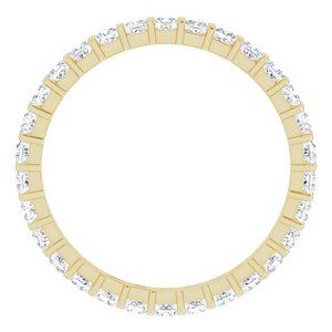 14K Yellow 9/10 CTW Diamond Eternity Band