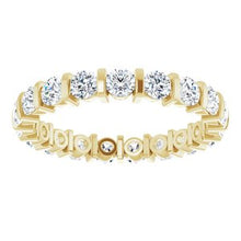 Charger l&#39;image dans la galerie, Bracelet d&#39;éternité en diamant 14K jaune 1 5/8 CTW
