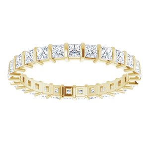 Bracelet d'éternité en diamant 14K jaune 1 1/5 CTW