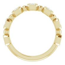 Charger l&#39;image dans la galerie, Bande d&#39;anniversaire en diamant jaune 14K 3/4 CTW
