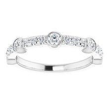 Load image into Gallery viewer, French-Set Anniversary Band    
