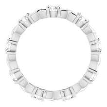 Load image into Gallery viewer, Platinum 9/10 CTW Diamond Eternity Band

