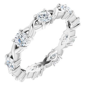 Platine 1 CTW Diamond Eternity Band