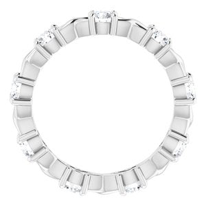 Platine 1 CTW Diamond Eternity Band