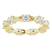Load image into Gallery viewer, 14K Yellow 1 CTW Diamond Eternity Band
