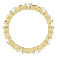 Load image into Gallery viewer, 14K Yellow 1 CTW Diamond Eternity Band
