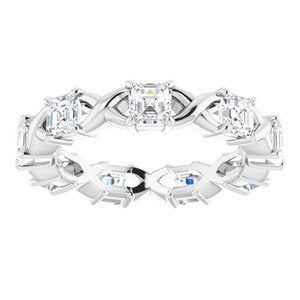 Bracelet d'éternité en diamant 14K blanc 1 5/8 CTW