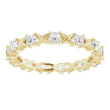 Load image into Gallery viewer, 14K Yellow 5/8 CTW Diamond Eternity Band

