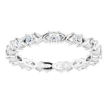 Charger l&#39;image dans la galerie, Bracelet d&#39;éternité en diamant 14K blanc 5/8 CTW
