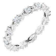 Charger l&#39;image dans la galerie, Bracelet d&#39;éternité en platine 5/8 CTW avec diamants
