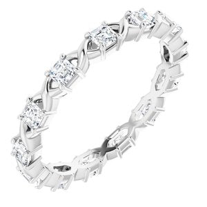 Bracelet d'éternité en platine 5/8 CTW avec diamants