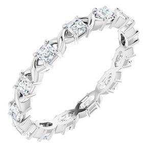 Bracelet d'éternité en diamant 14K blanc 5/8 CTW