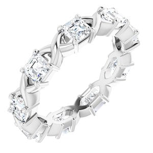 Bracelet d'éternité en diamant 14K blanc 1 5/8 CTW