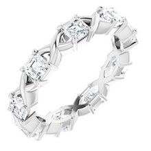 Load image into Gallery viewer, Platinum 1 1/2 CTW Diamond Eternity Band

