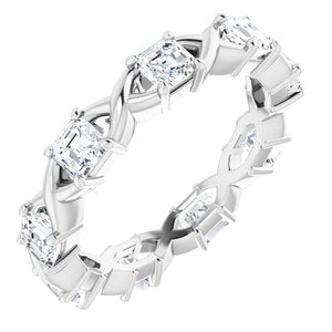 Bracelet d'éternité en platine 1 1/2 CTW Diamond