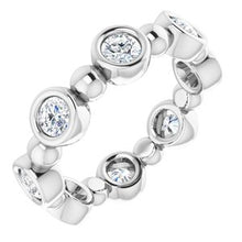 Charger l&#39;image dans la galerie, Bracelet d&#39;éternité en platine 9/10 CTW Diamond
