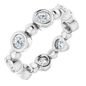 Bracelet d'éternité en platine 9/10 CTW Diamond