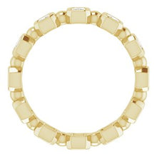 Load image into Gallery viewer, 14K Yellow 5/8 CTW Diamond Eternity Band
