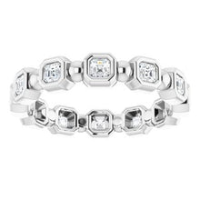 Load image into Gallery viewer, Platinum 5/8 CTW Diamond Eternity Band
