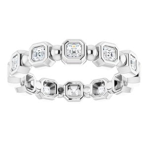 Bracelet d'éternité en platine 5/8 CTW avec diamants