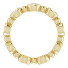 Load image into Gallery viewer, 14K Yellow 9/10 CTW Diamond Eternity Band

