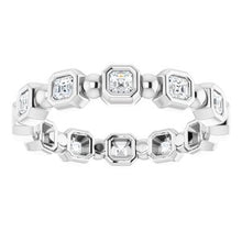 Charger l&#39;image dans la galerie, Bracelet d&#39;éternité en diamant 14K blanc 5/8 CTW

