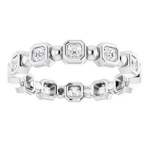 Bracelet d'éternité en diamant 14K blanc 5/8 CTW