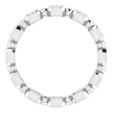 Charger l&#39;image dans la galerie, Bracelet d&#39;éternité en diamant 14K blanc 5/8 CTW
