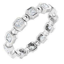 Charger l&#39;image dans la galerie, Bracelet d&#39;éternité en diamant 14K blanc 5/8 CTW
