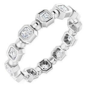 Bracelet d'éternité en diamant 14K blanc 5/8 CTW