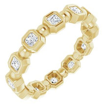 Load image into Gallery viewer, 14K Yellow 5/8 CTW Diamond Eternity Band
