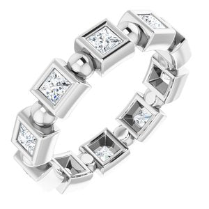 Bracelet d'éternité en platine 9/10 CTW Diamond